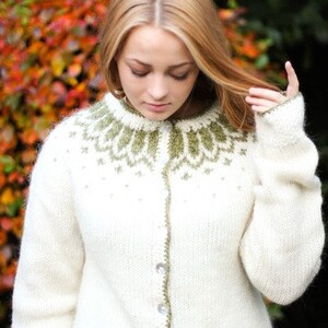 Cardigan by Lopia, handknitted wool. image 1