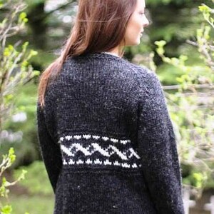 Cardigan, Handknitted from pure Icelandic wool. image 3