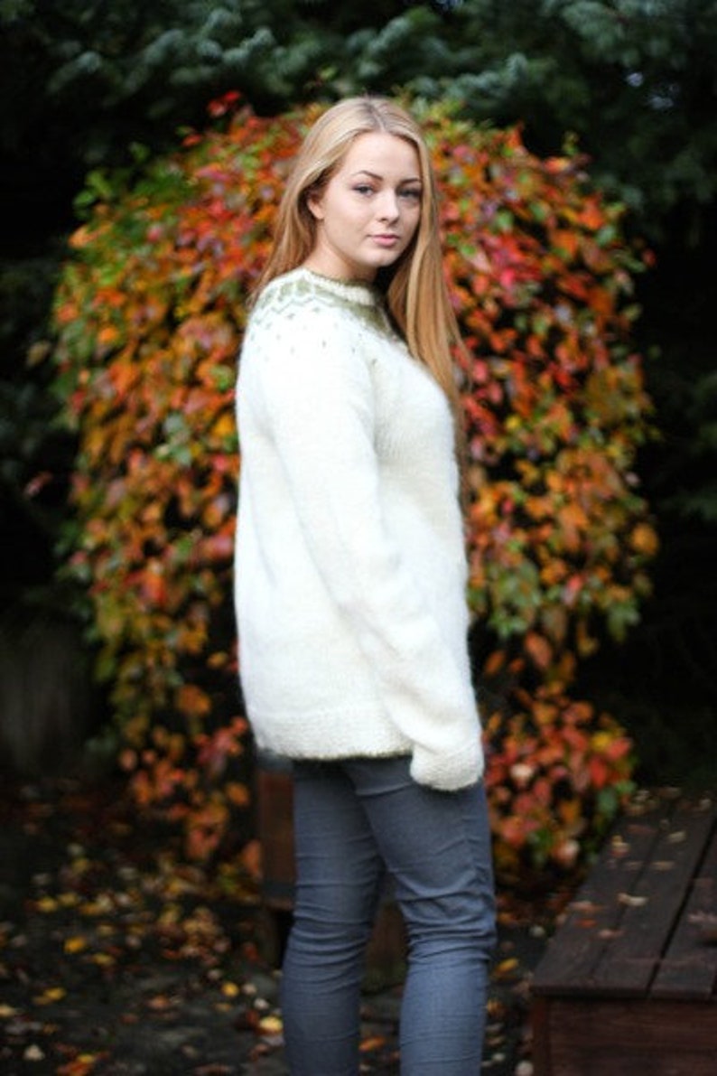 Cardigan by Lopia, handknitted wool. image 2