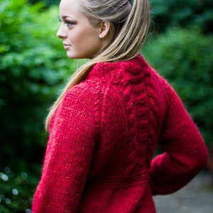 Cardigan, Handknitted from pure Icelandic wool. image 4