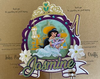 Jasmine Cake Topper Etsy