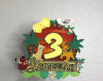 Lion King Cake Topper Etsy