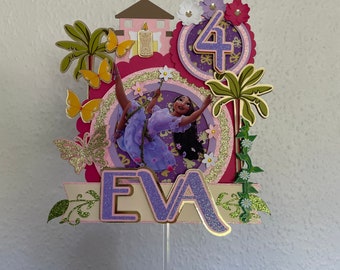 Isabela Encanto cake topper | Handmade topper | Birthday Party decoration | Personalised | Keepsake | Encanto cake topper | Isabela 3D
