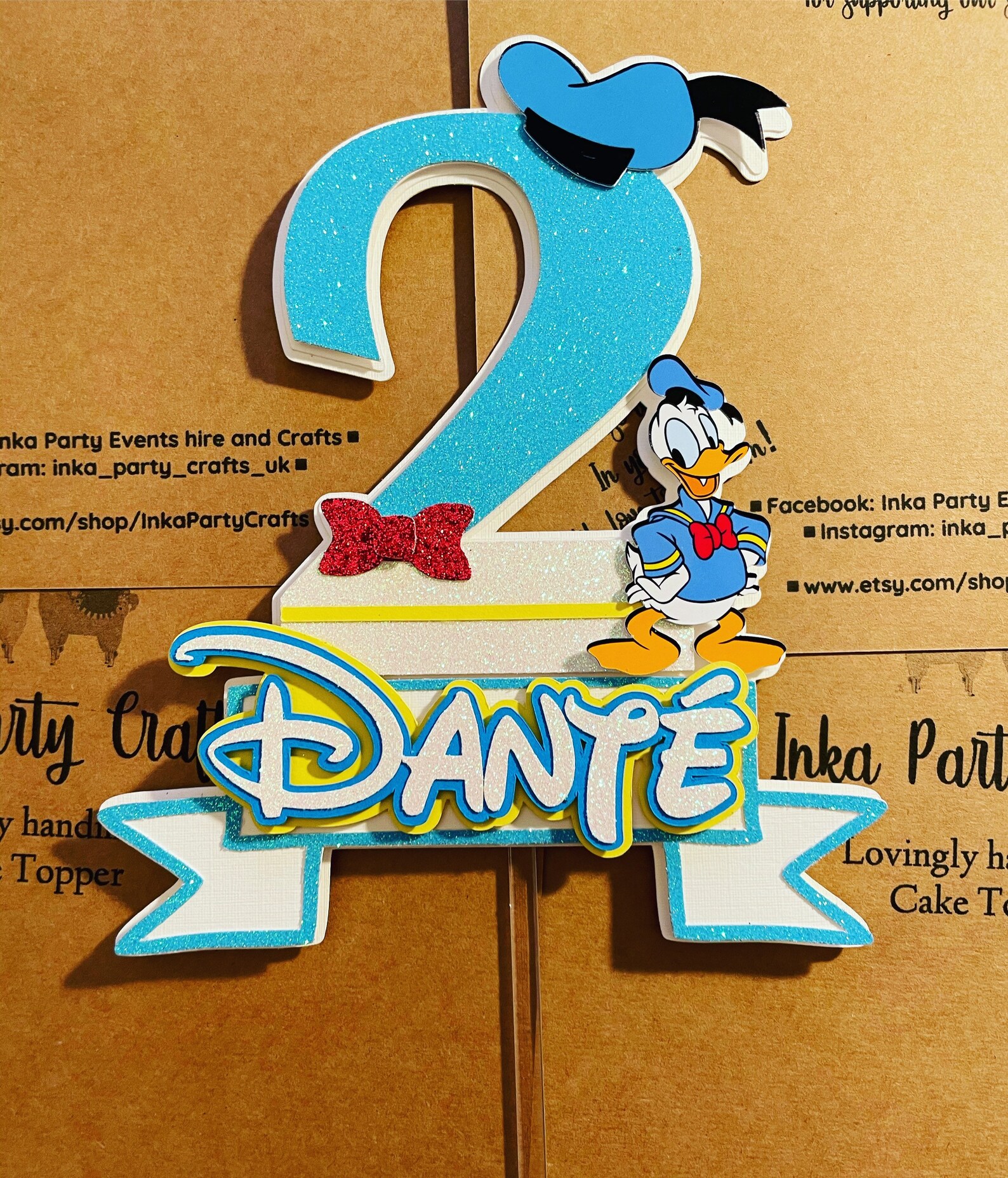 3D Donald Duck Cake topper / Donald Duck Cake Topper / Etsy España