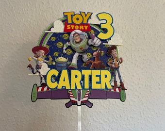 Toy Story cake topper | Toy Story cake decoration | Birthday Party | Handmade | Keepsake | Buzz Lightyear | Woody | Buzz inspired