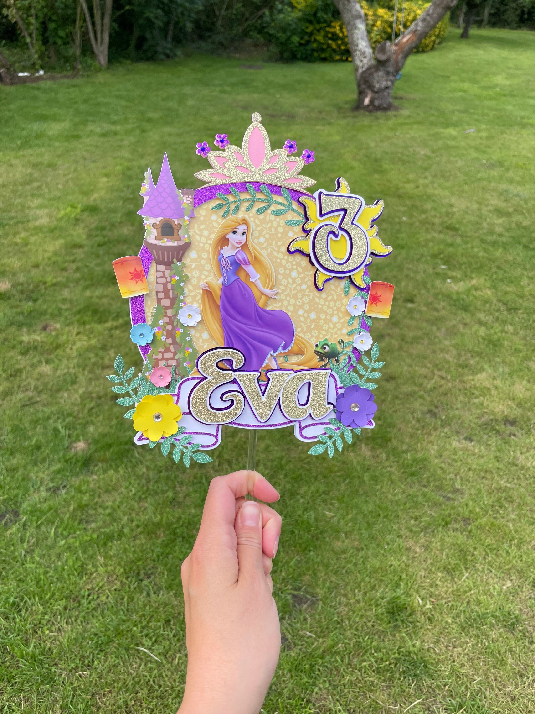 Rapunzel Tangled Cake topper Disney Princess Cake topper | Etsy