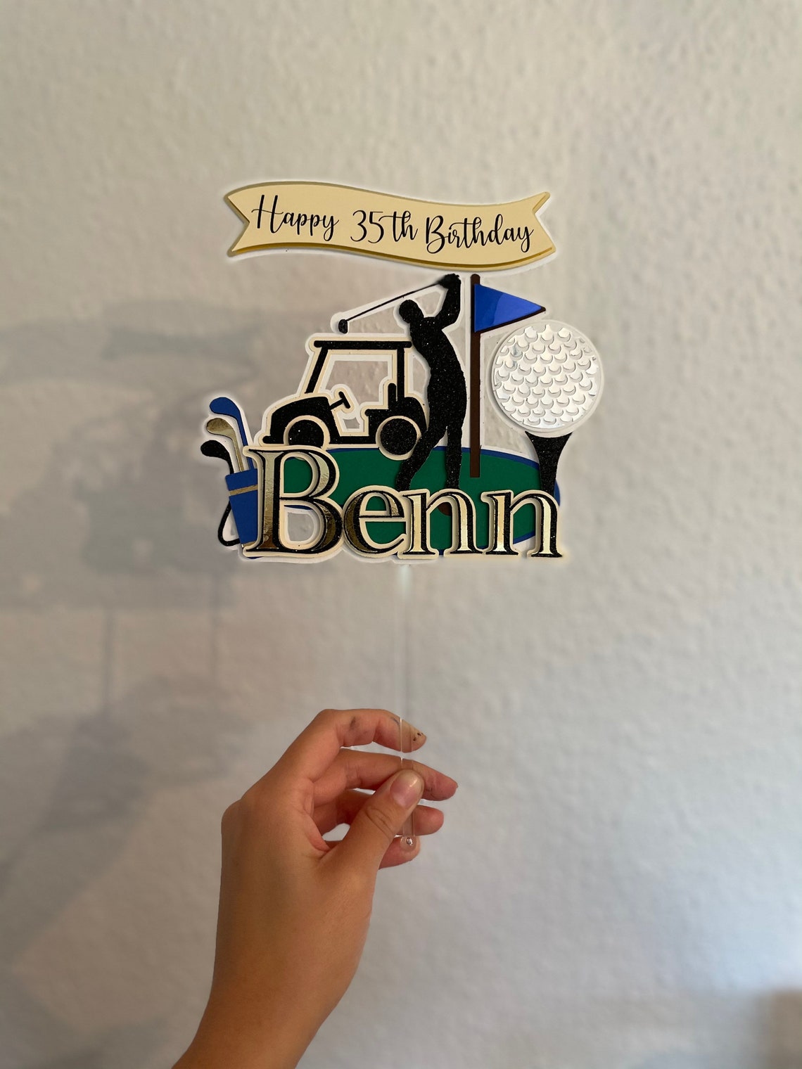 3D Golf Cake Topper Sports Cake Topper Birthday Party Decorations — free download