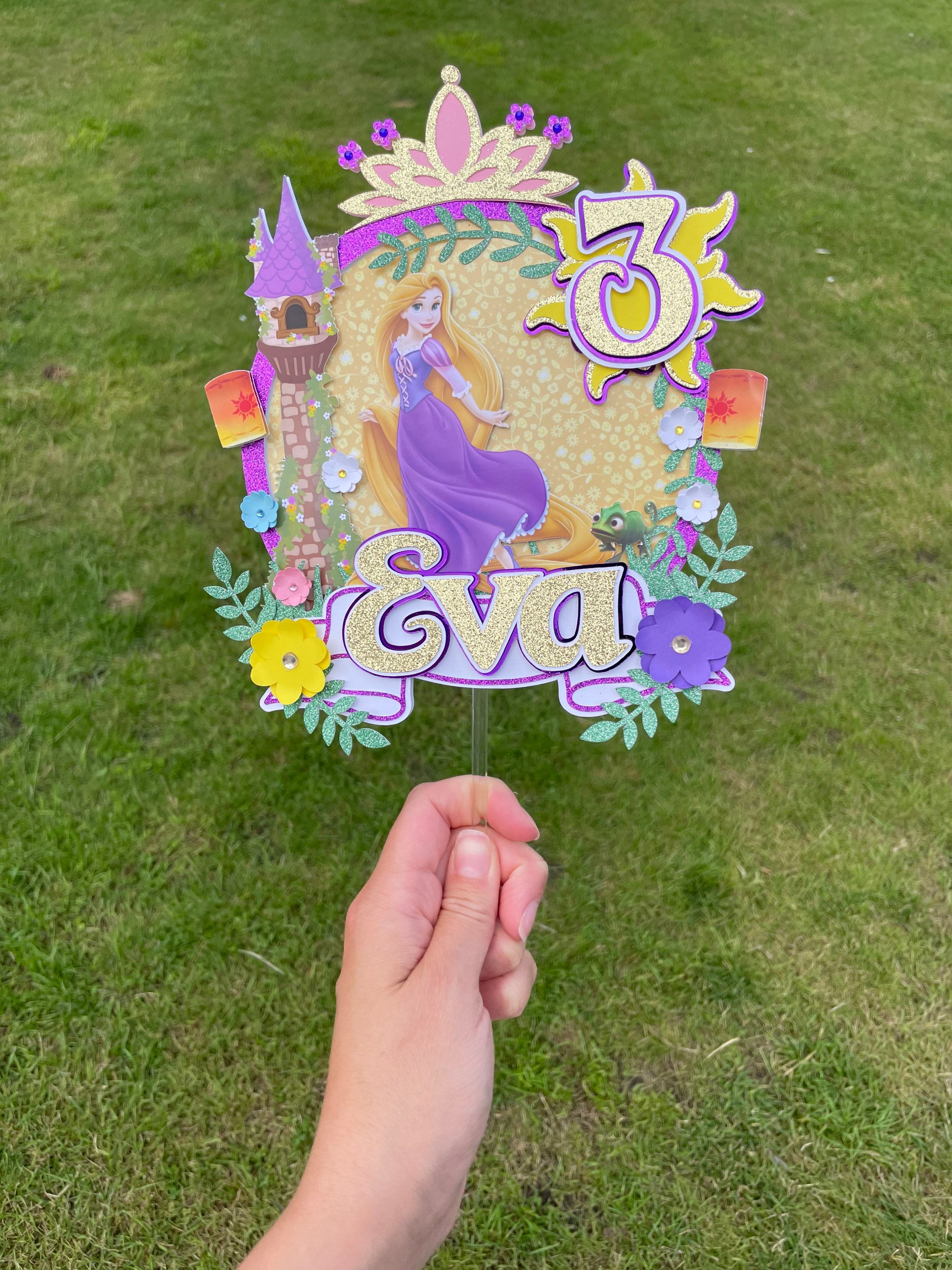 Rapunzel Tangled Cake topper Disney Princess Cake topper | Etsy