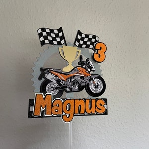 Motorbike Cake Topper Motorbike Cake Decoration Sports Bike Party Decor ...