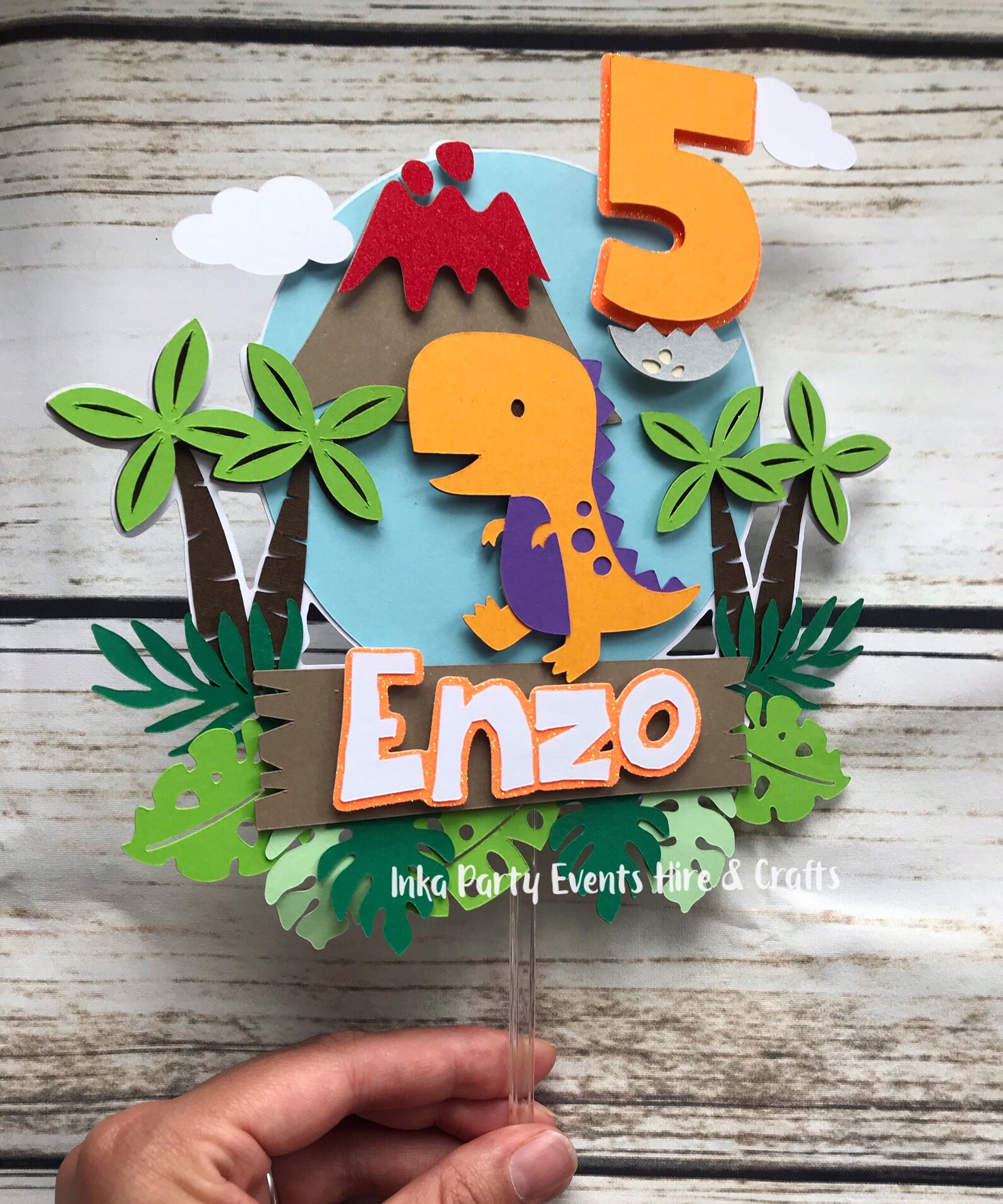 Dinosaur Theme Cake Topper Dinosaur Cake Topper Dinosaur Etsy Canada — free download