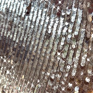 disco outfit sequin blazer sequin kimono sequin cape tinsel jacket fringe jacket rave outfit Beyonce Renaissance tour silver fringe kimono image 3