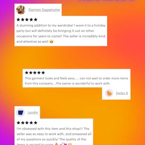 May include: A graphic display featuring the word REVIEWS in large purple letters against a gradient background. Three white rectangular boxes contain five-star customer reviews with text from Daimen Sagastume, Stefan B, and Landin.