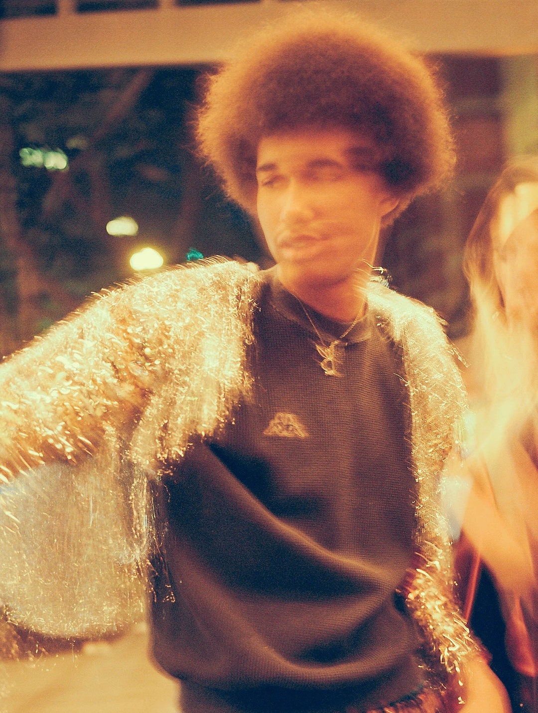 Mens Tinsel Jacket, Karma Jacket, Silver Sequin Jacket, Burningman