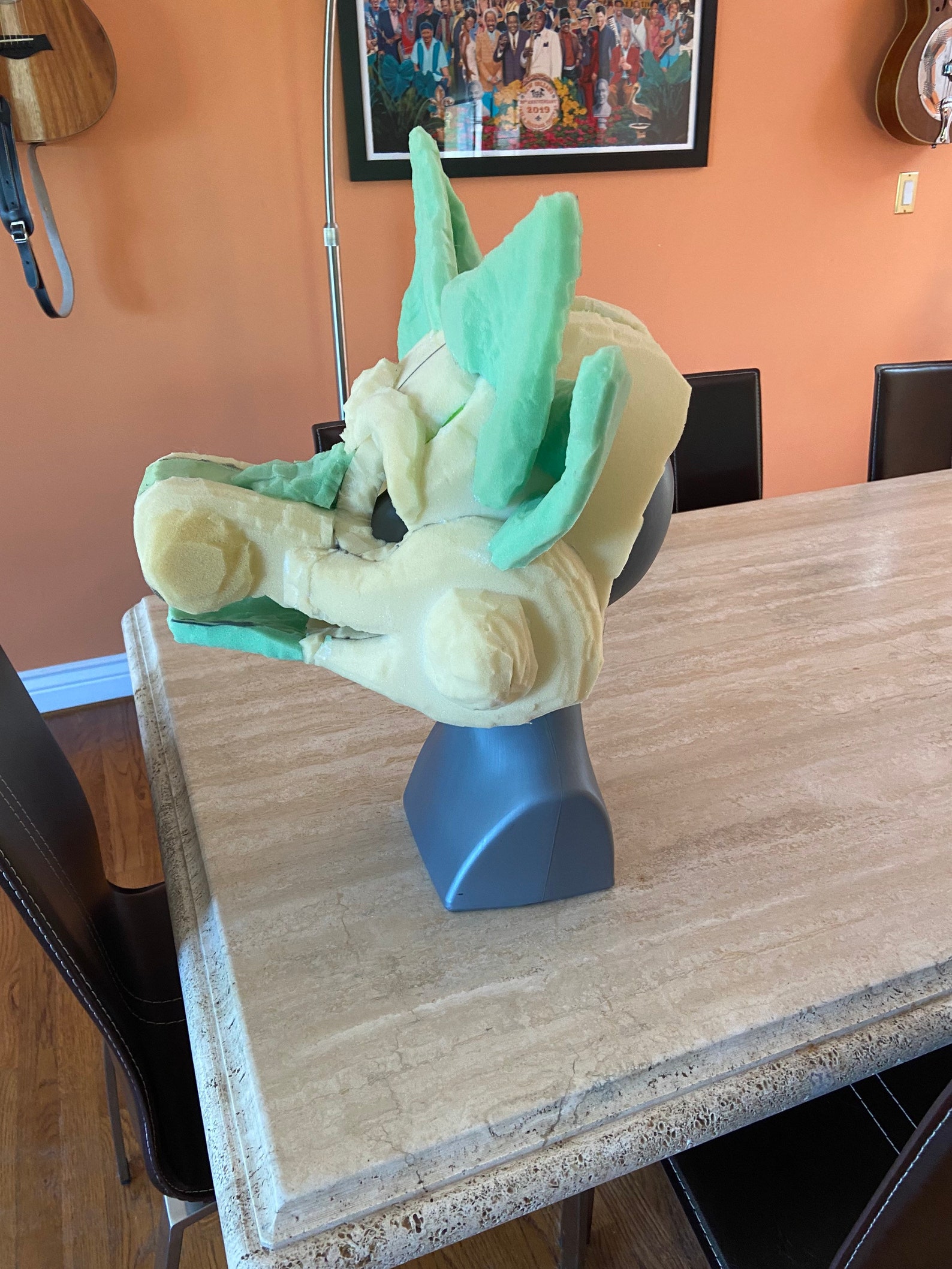 Foam base canine fursuit/costume head Etsy