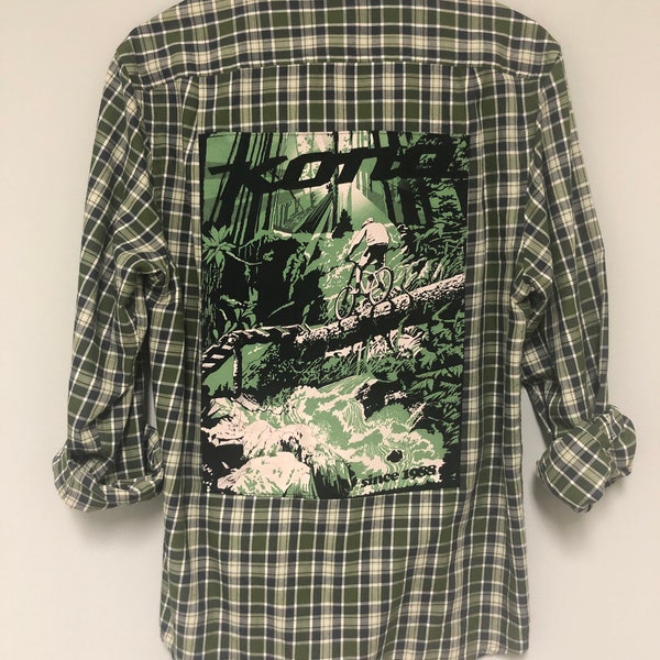 Mountain Bike Button up Shirt - Etsy