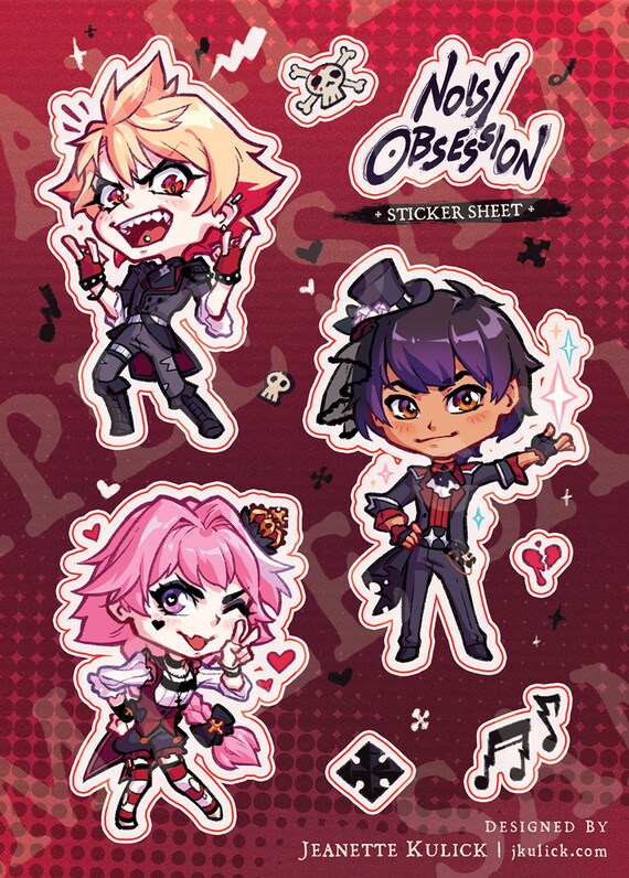 Fgo Noisy Obsession Poster Sticker Sheet Etsy Australia