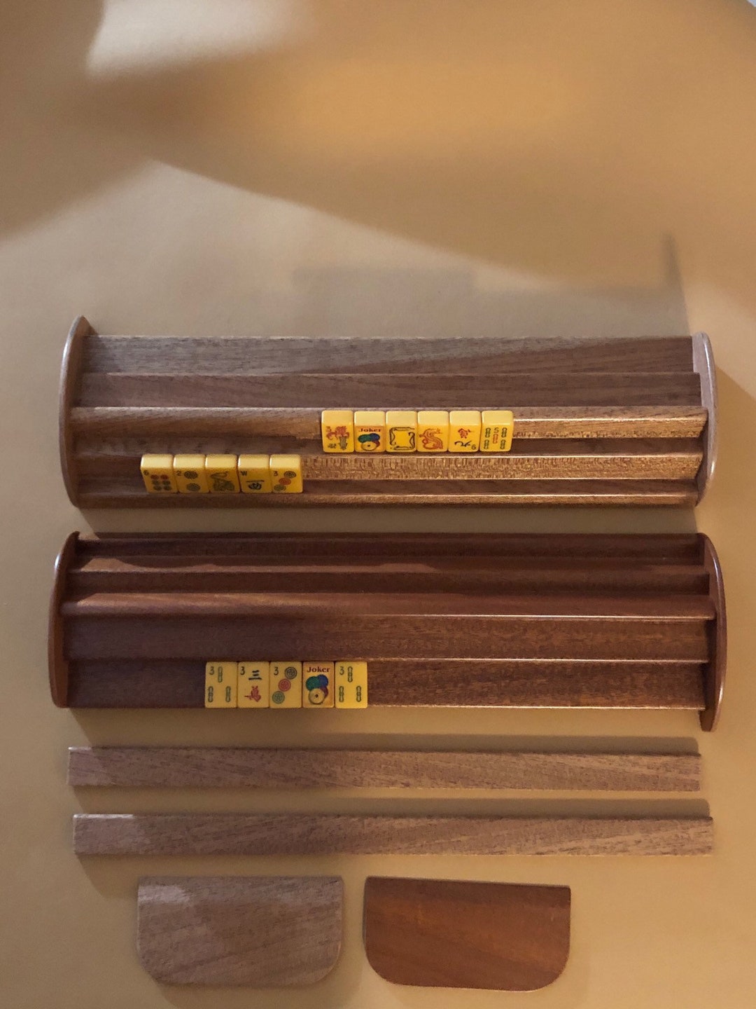 Traditional 4 Player Mah Jongg Racks and the 2 Player Variation. - Etsy