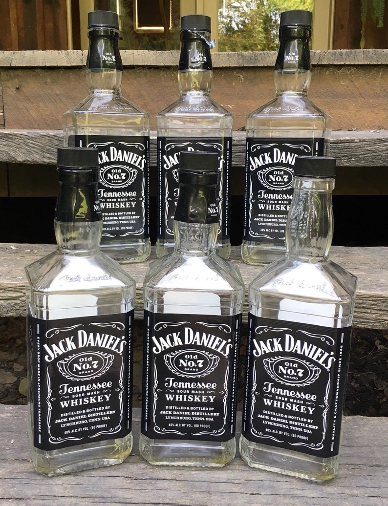 Empty jack daniels 1.75 liter bottle 1 3 or 6 Etsy