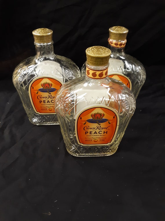 Limited Edition 750 ML empty bottle. Crown Royal Peach