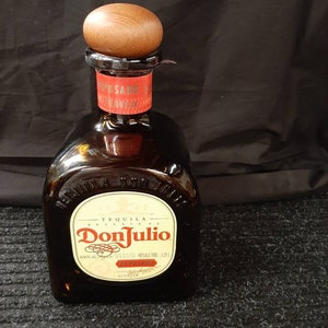 Empty don Julio 1.75 liter bottle w cork