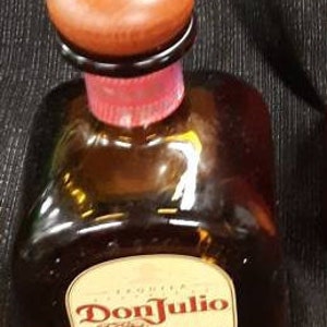 Empty don Julio 750 ml bottle w cork