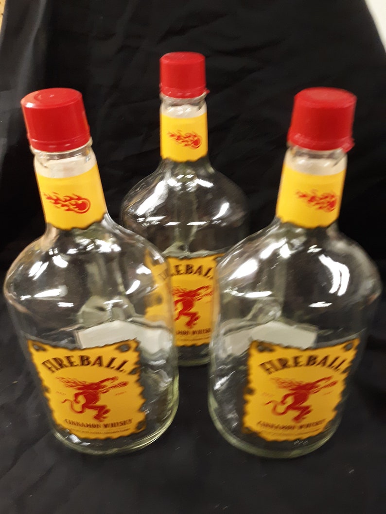 1 or 3 or 6 1.75 liter fireball bottles Glass Insulators Collectible
