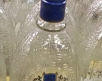 1 or 3 or 6 or 12 Empty Segrams gin liter bottles