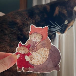 Grote sticker: mijn moeder