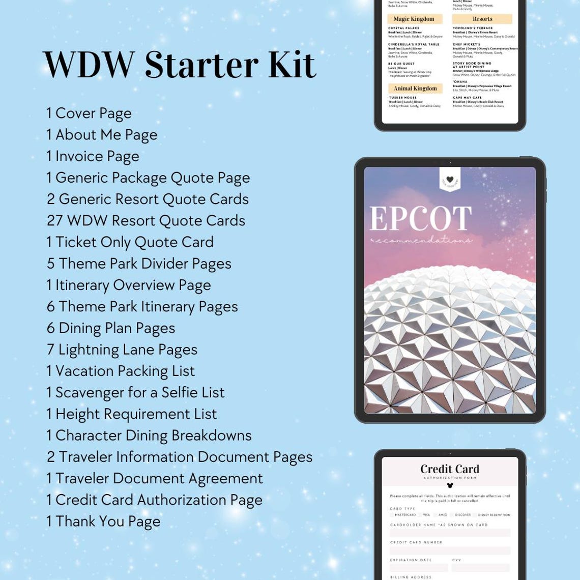 The Most Magical Travel Agent Client Starter Kit, DLR Travel Agent ...