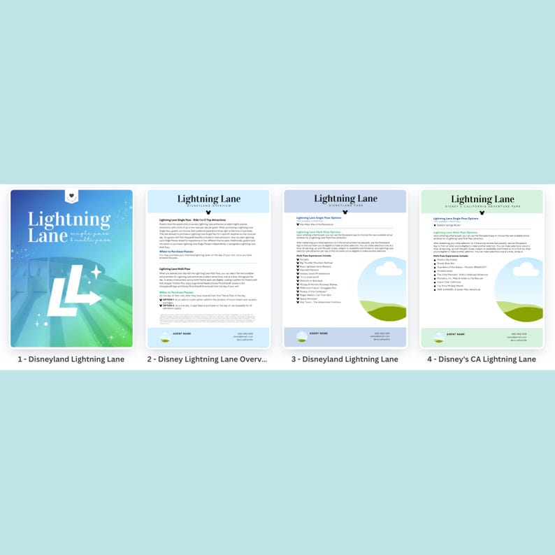 DLR Travel Agent Lightning Lane Single Pass & Multi Pass Overview, DLR ...