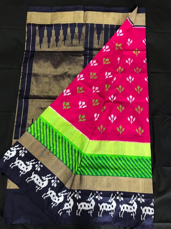 ikkat fancy sarees