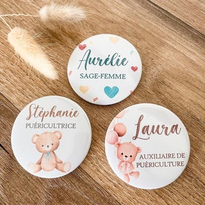 Badge Midwife - Childcare worker - Nurse - Caregiver - Personalized