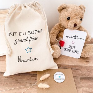 Super big sister kit - big brother - Maternity - Little pouch - gift