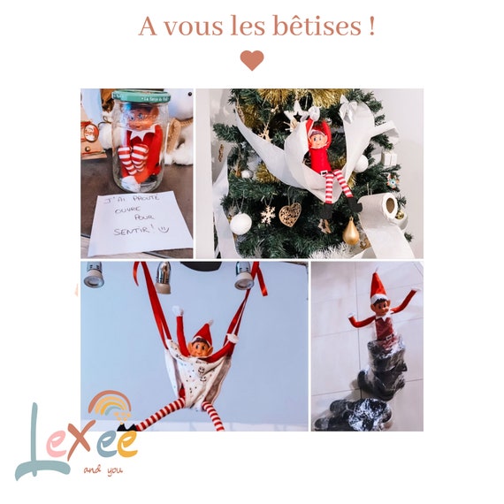 Kit Lutin articulé farceur Noël Personnalisé -  France