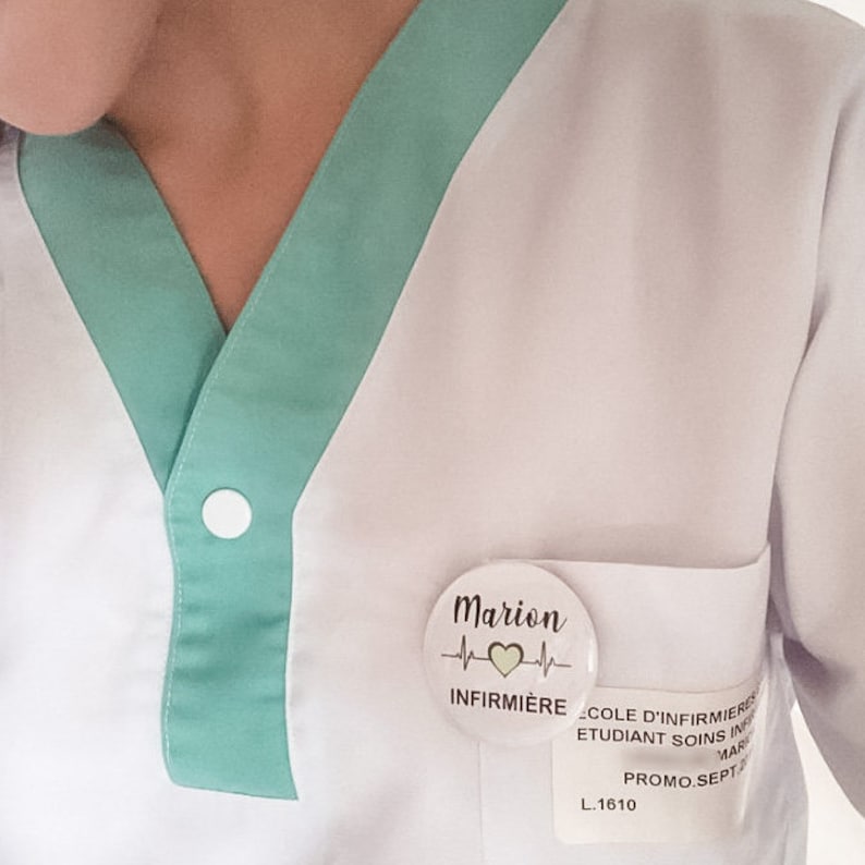 Badge Broche Caducée Pour Infirmière/infirmier - Neuf Avec étiquettes | Insigne Professionnel Santé