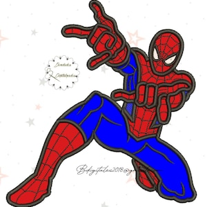Spiderman Embroidery Design Apply 3 sizes Spiderman Embroidery Design Apply 3 sizes