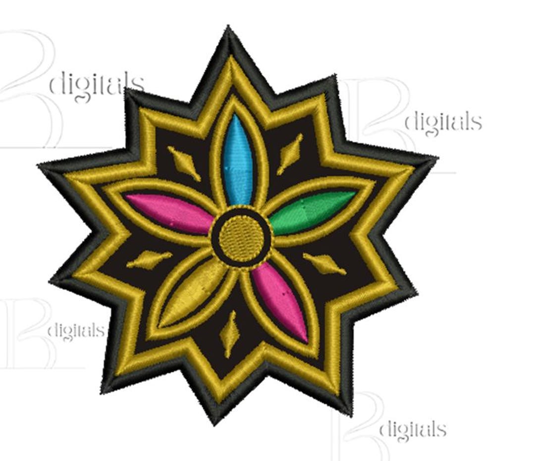 Pattern On Rumi Shoulder Rumi Kpop Demon Hunters Shoulder Embroidery Applique Machine Embroidery ...