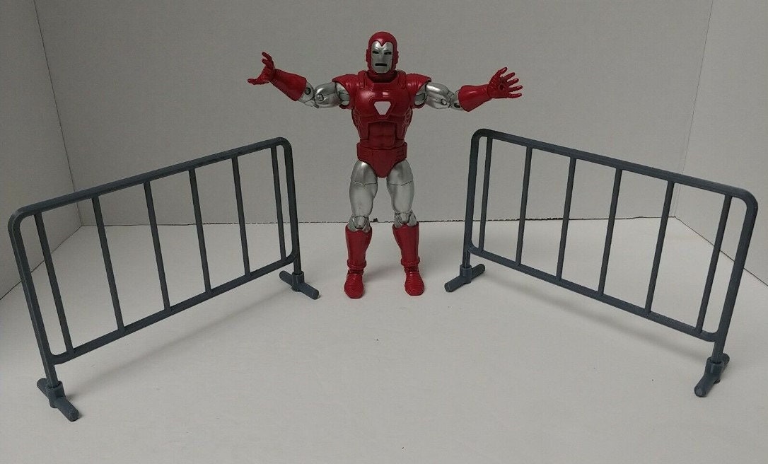1/12 Scale Crowd Control Barrier for Action Figure Dioroma