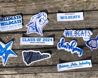 University Stickers Etsy