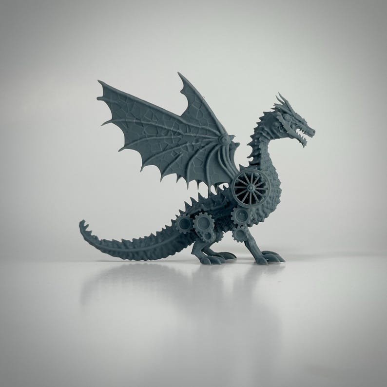 Resin DND Mini Clockwork Dragon : Custom RPG Miniatures | 9K Quality - Etsy