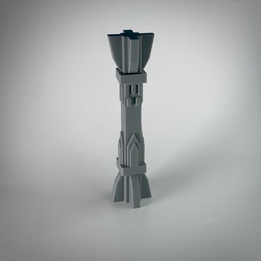 Magnetic DND Dwarven Column | Riser: Custom RPG Miniatures | PLA ...
