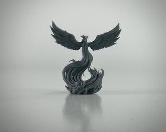 Phoenix DnD Miniature, Unpainted Resin, 28mm or 32mm
