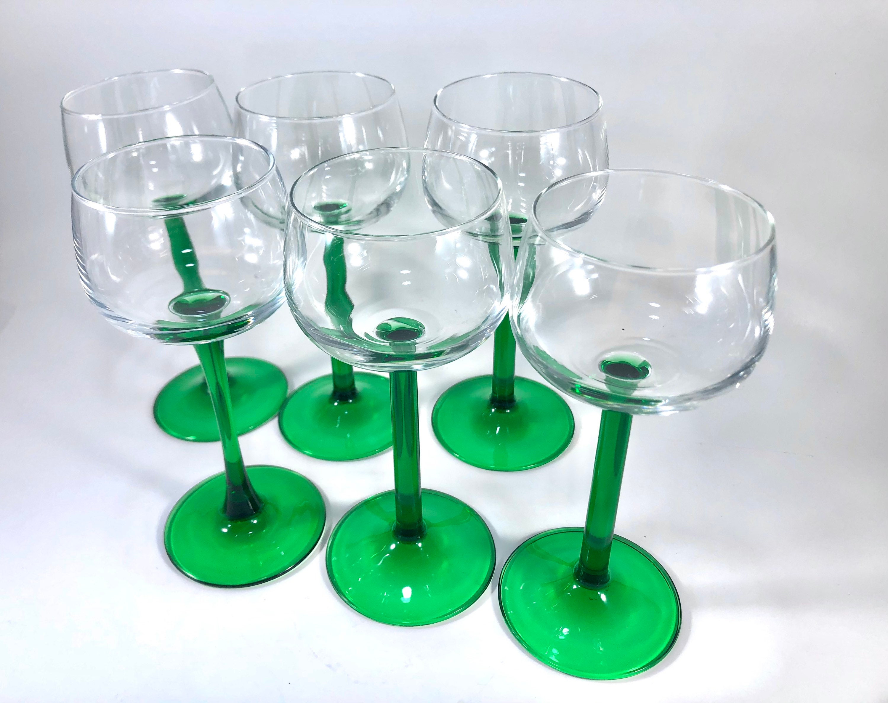 Home & Living Drink & Barware Vintage Cordials Set of 5 Green Beehive