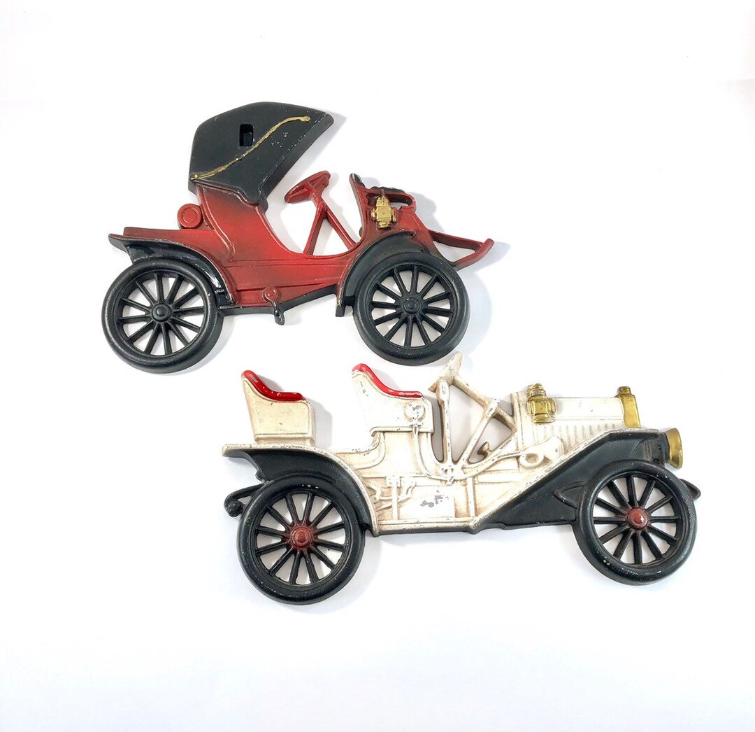 Midwest Cast Metal Antique Cars Wall Hangers Set of 2 - Etsy