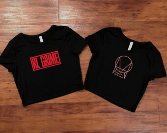 edm crop top