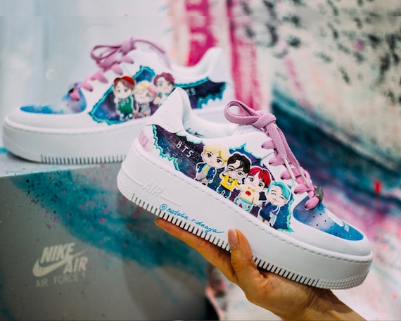 bts custom air force 1