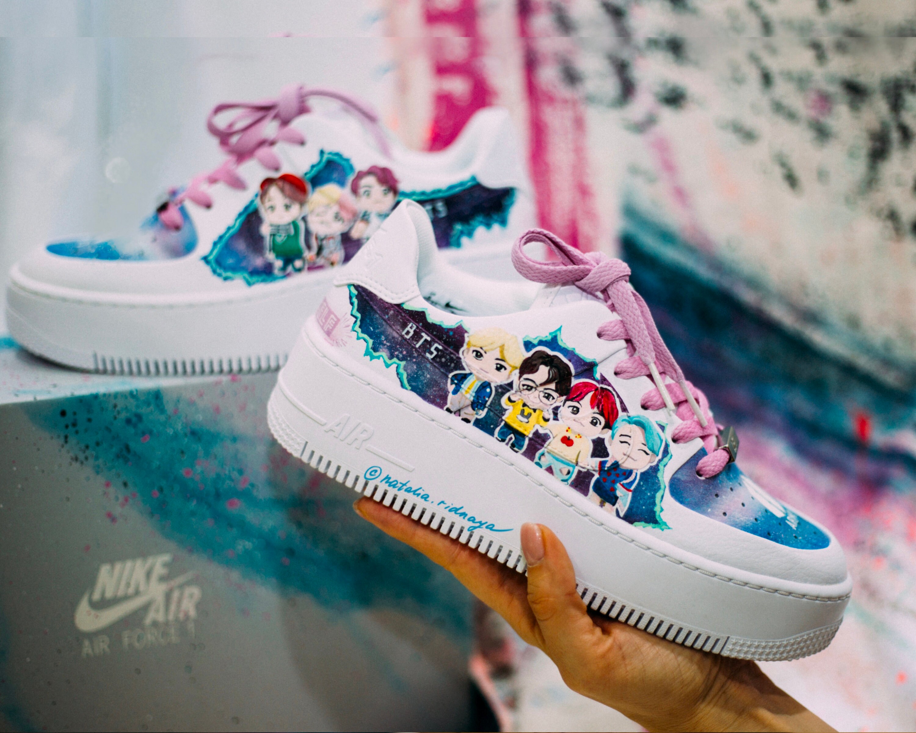 custom air force 1 bts