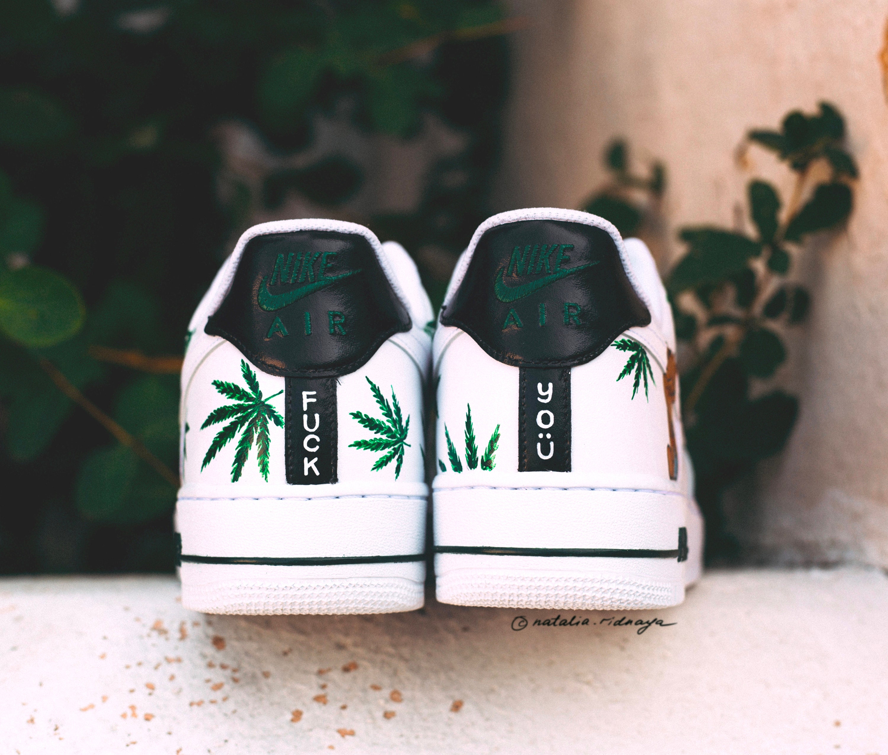 air force 1 custom weed