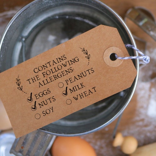 Custom Rubber Stamp Bakery Stamp Custom Baking Stamp Etsy