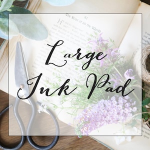 Extra Large Black Ink Pad + FREE SHIPPING!